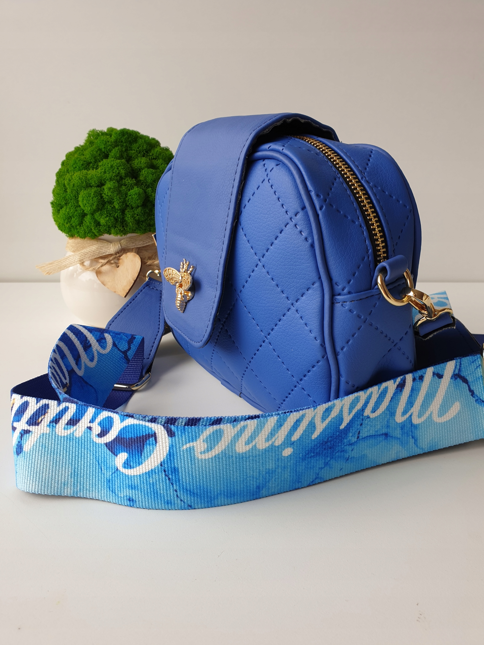 Torebka Massimo Contti listonoszka pikowana chaber Płeć kobieta