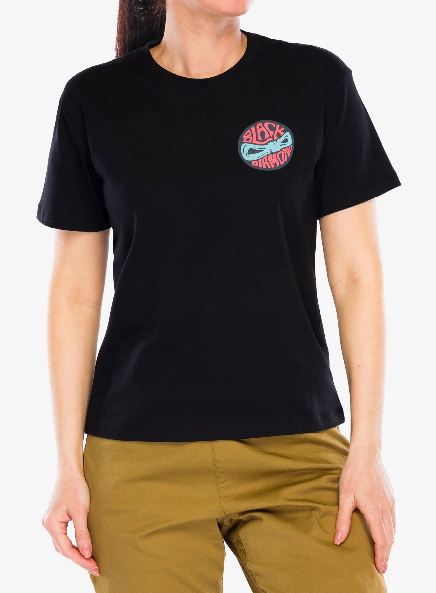 Dámské bavlněné tričko Black Diamond Rope Badge Ss Tee černá M