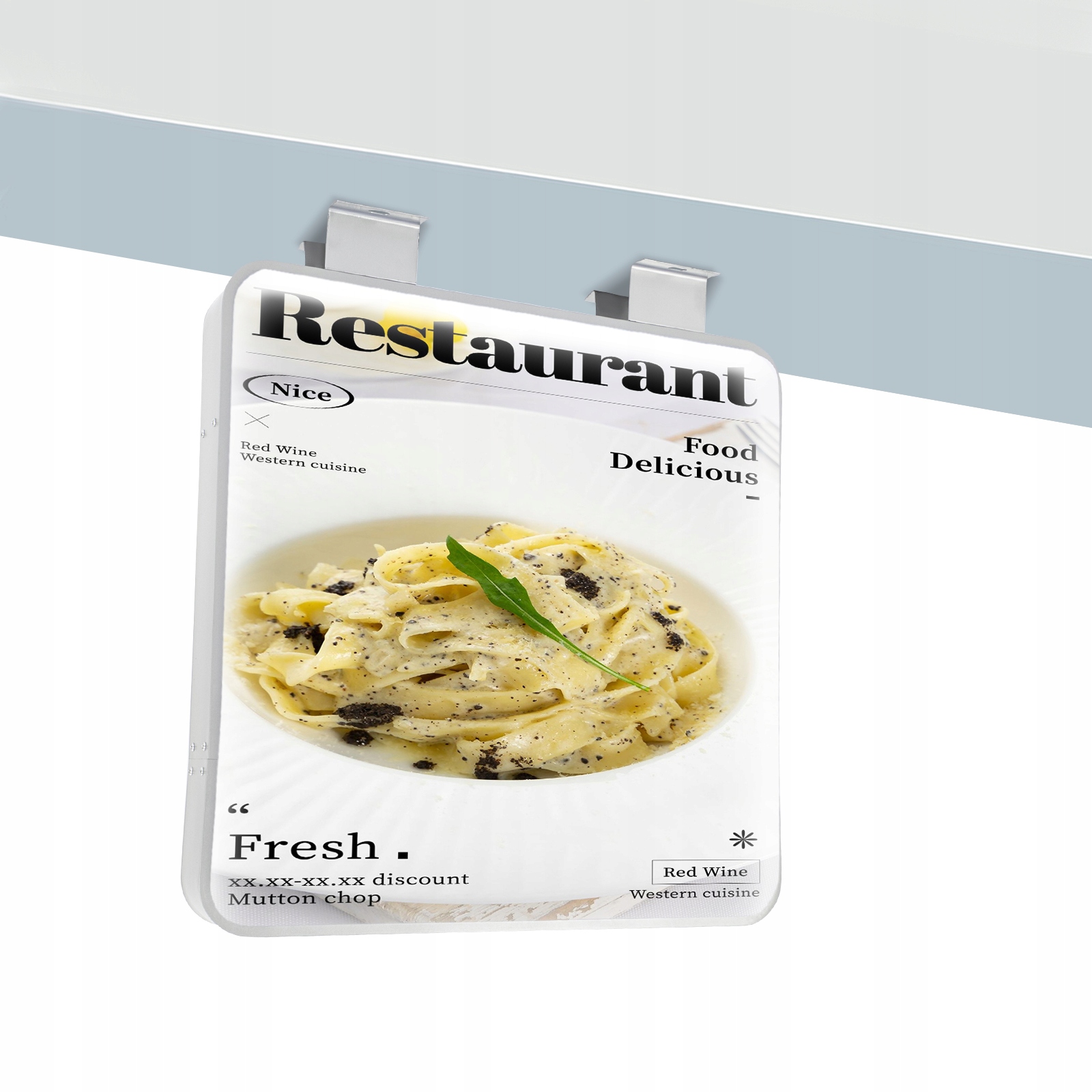 Led Reklamní Kaseton Čtverec 60 CM, Oboustranný