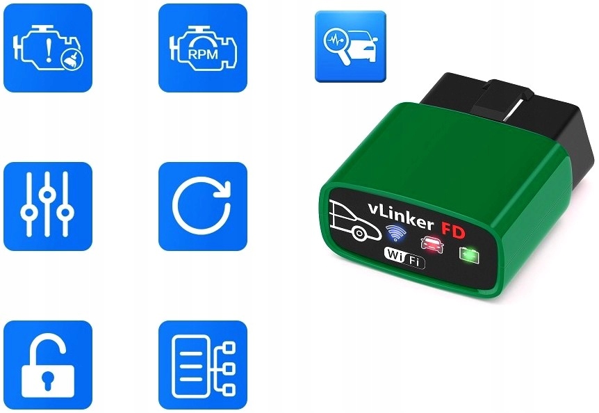 Vgate vLinker FD WiFi Ford Mazda ForScan HS MS CAN Marka Vgate