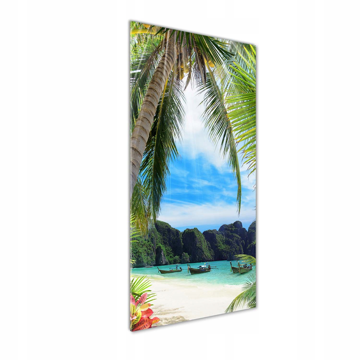 

Foto obraz szkło akrylowe Tropikalna plaża 50x125