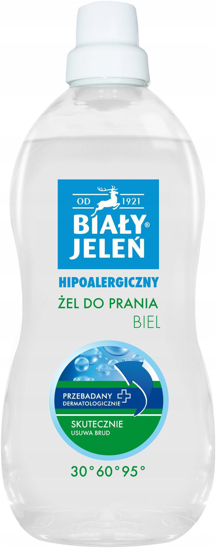 

Biały Jeleń hipoalergiczny żel do prania 1,5 l bi