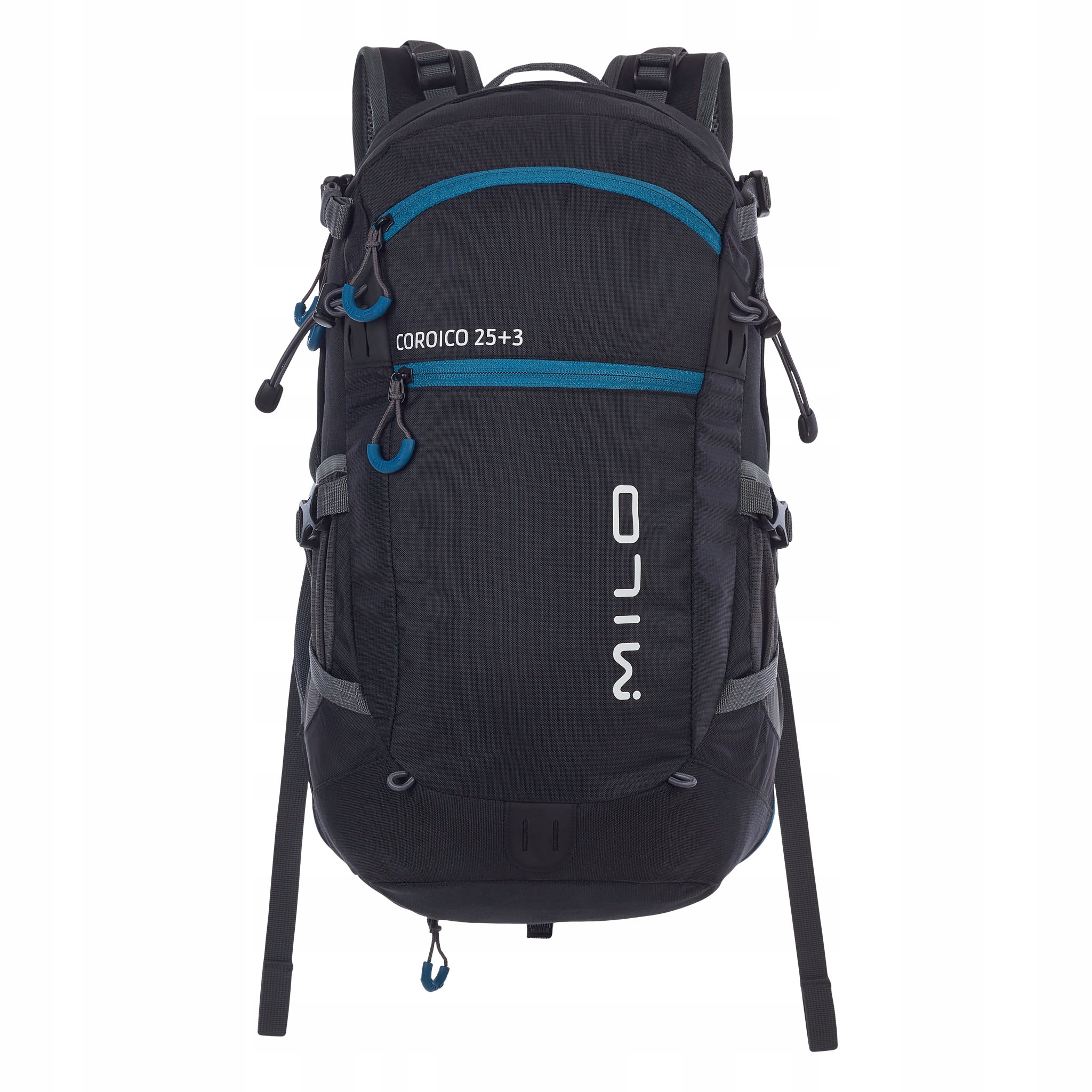 

Plecaki Coroico 25+3 black/blue lagoon Milo
