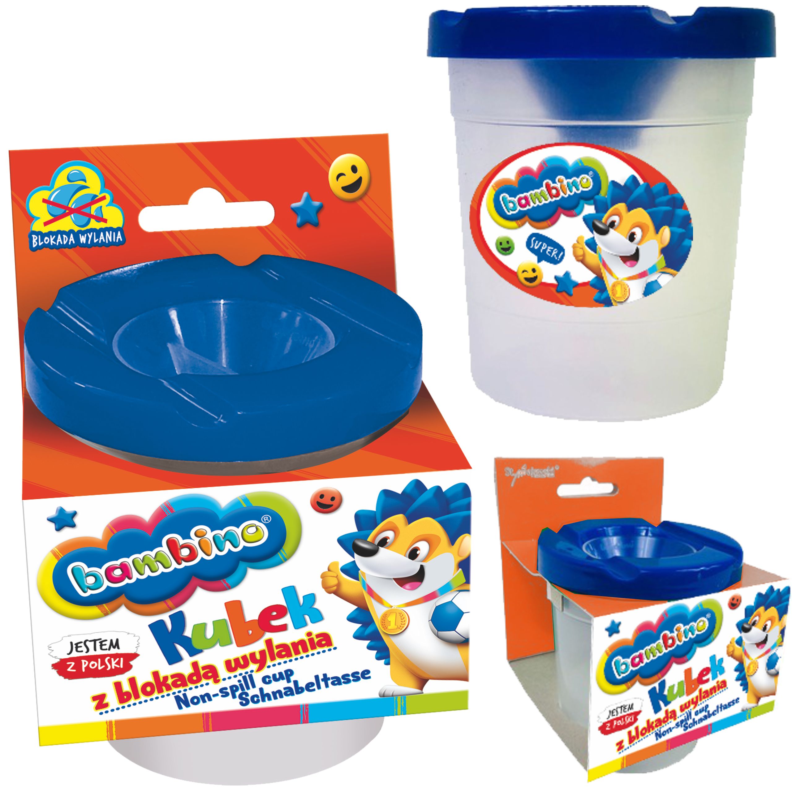 

Kubek Niekapek Na Wodę Do Malowania Farby Bambino