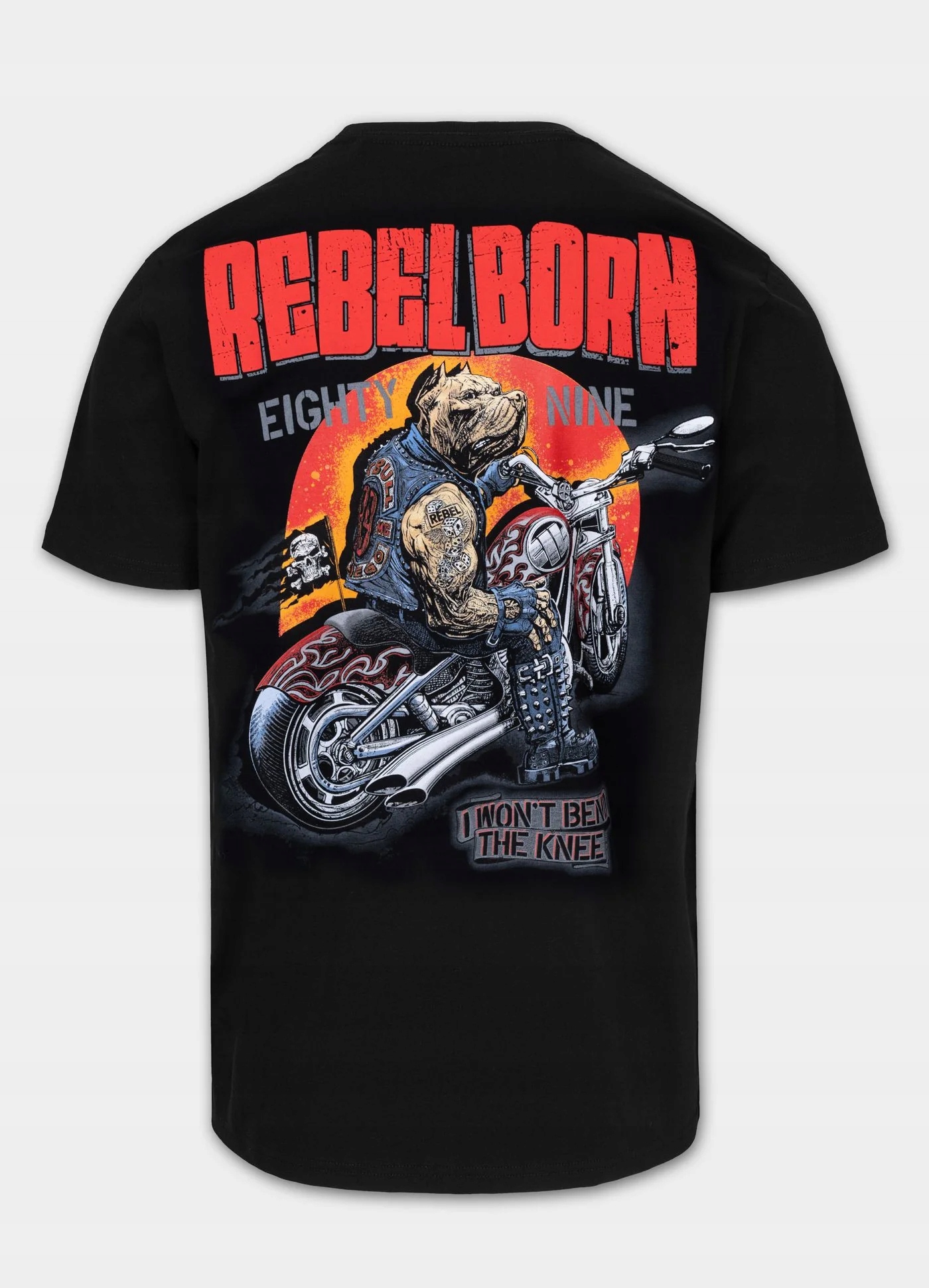 Koszulka T-shirt Pit Bull Rebel Born black r. M