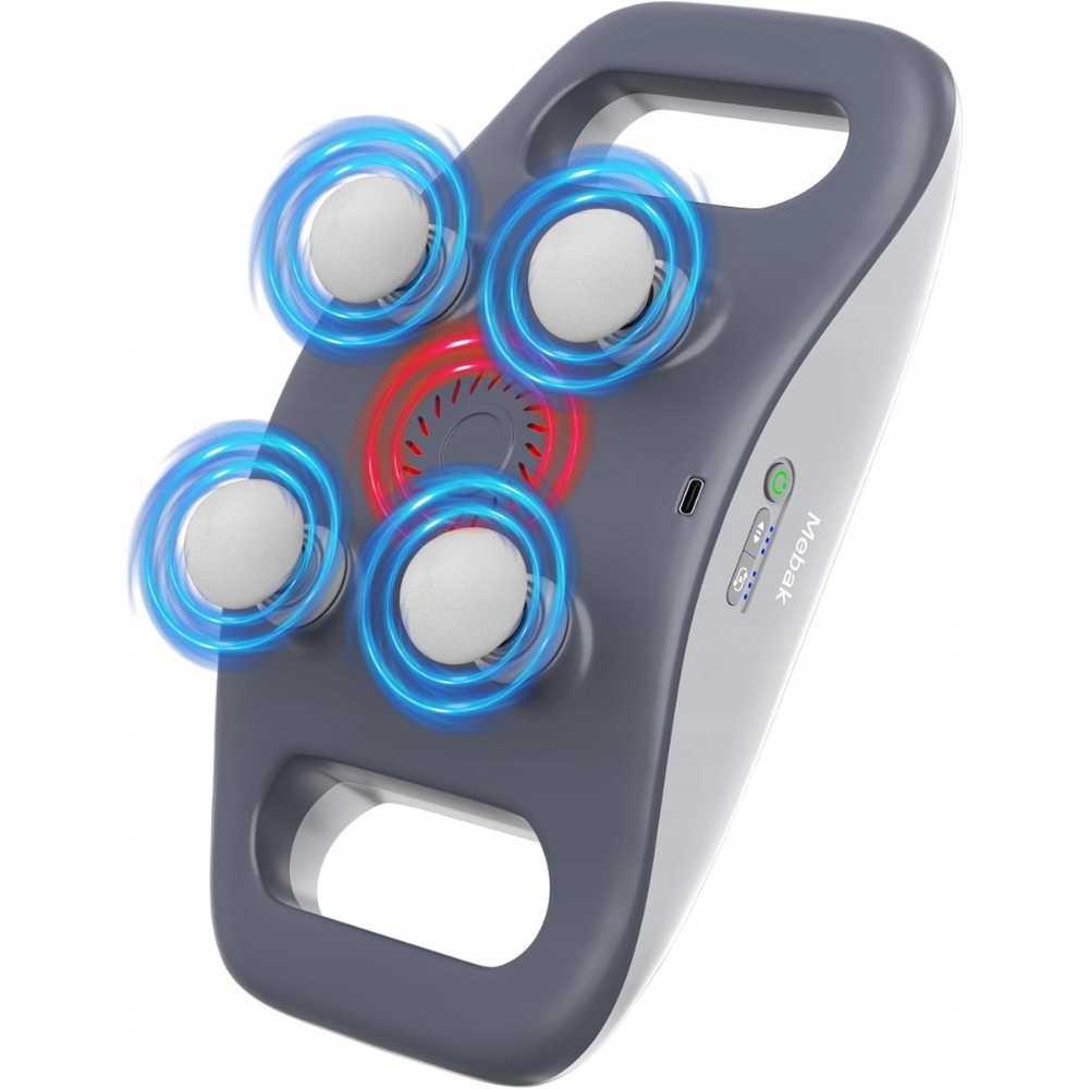 Mebak M1 – pistole na masáž hlubokých tkání se 4 hlavicemi