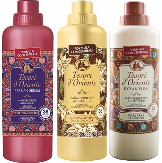 Levně Tesori d'Oriente Sada 3 italských aviváží 760 ml Pvb