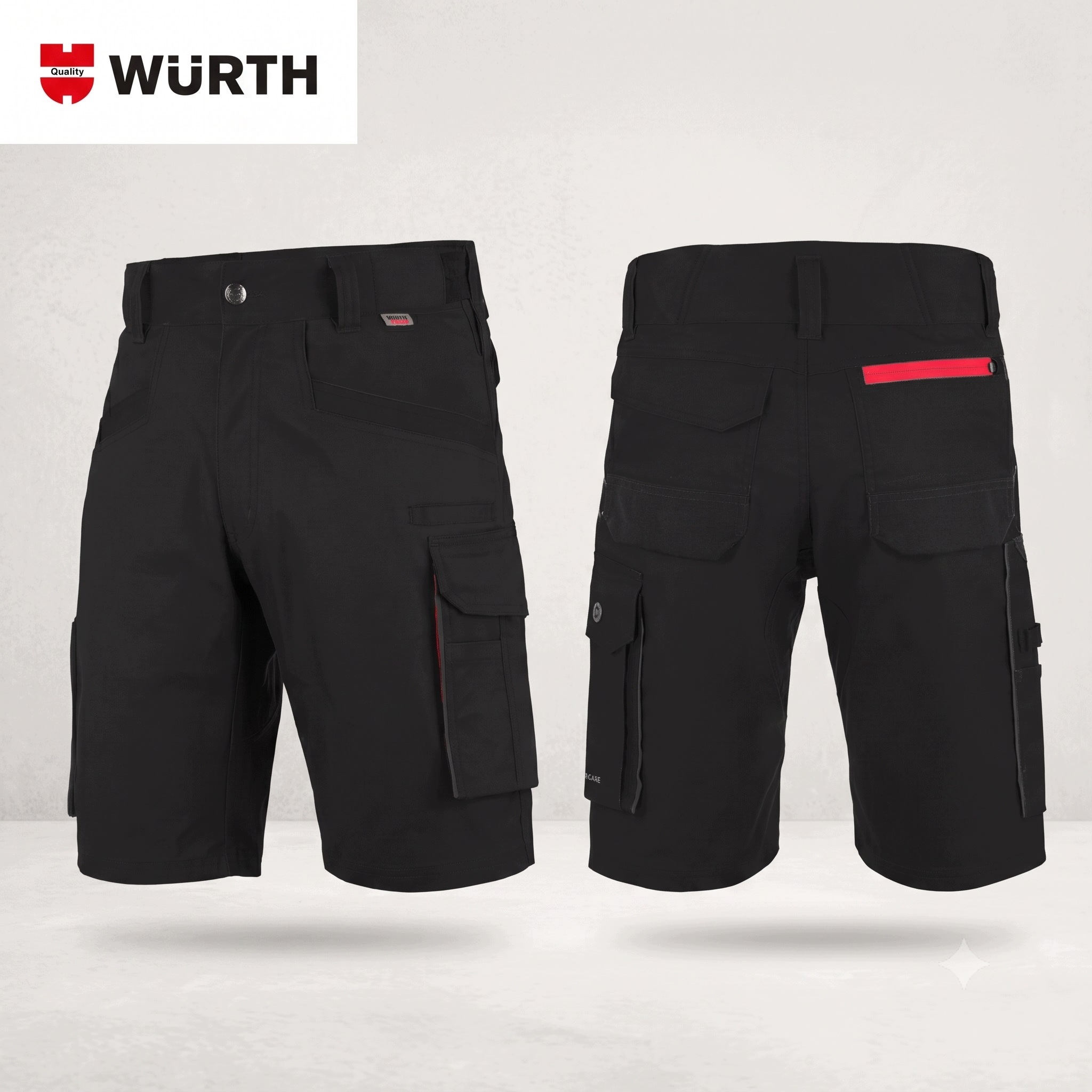 Spodenki Robocze Bhp Würth Modyf Nature Black 54
