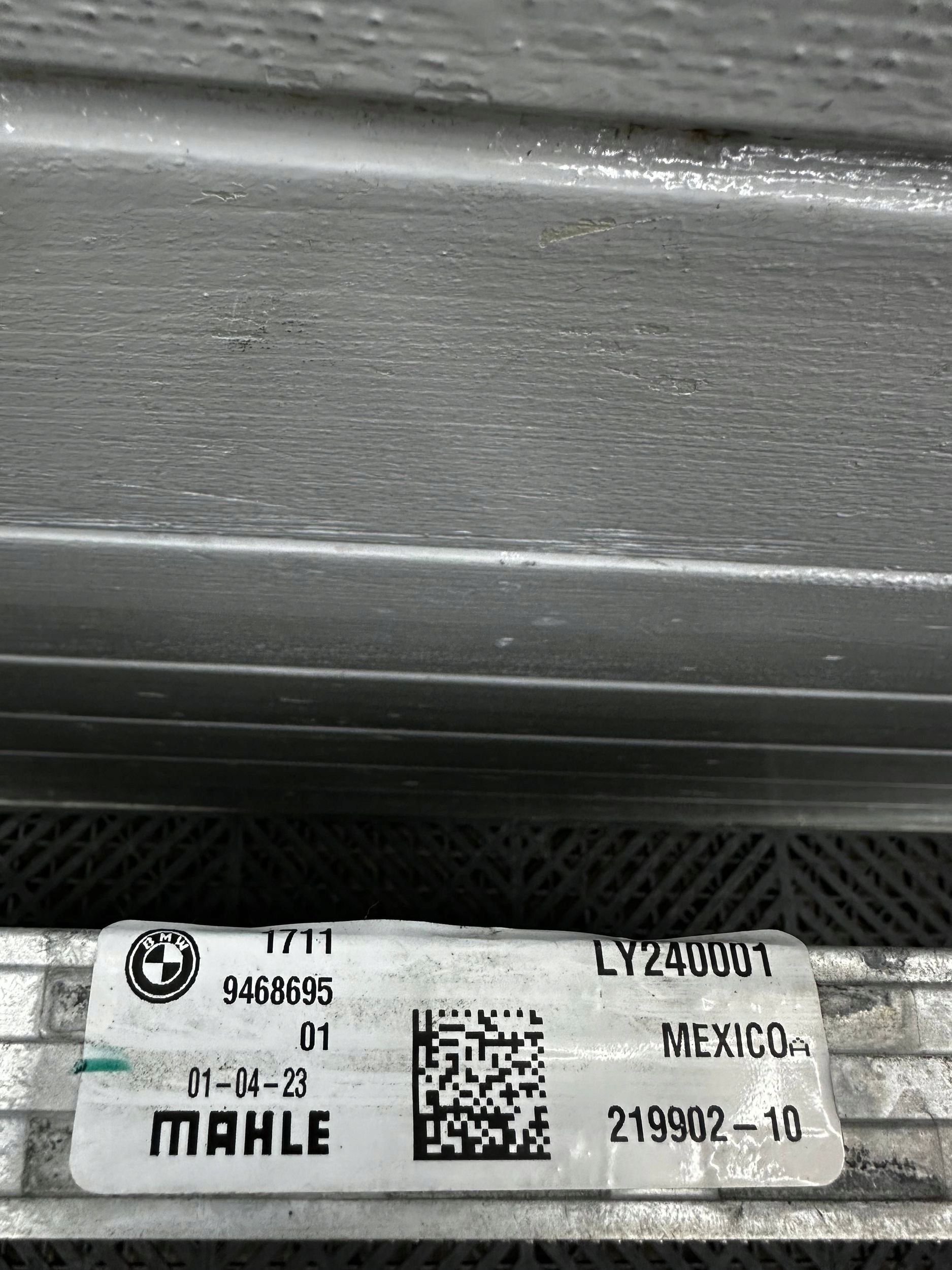 water cooler BMW X3 G01 X4 G02 9468695