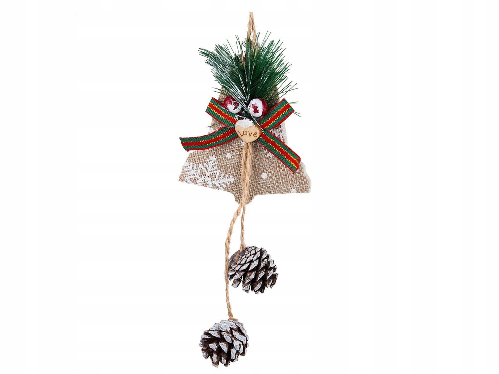

Zawieszka piankowa Dzwonek z szyszkami 22 cm