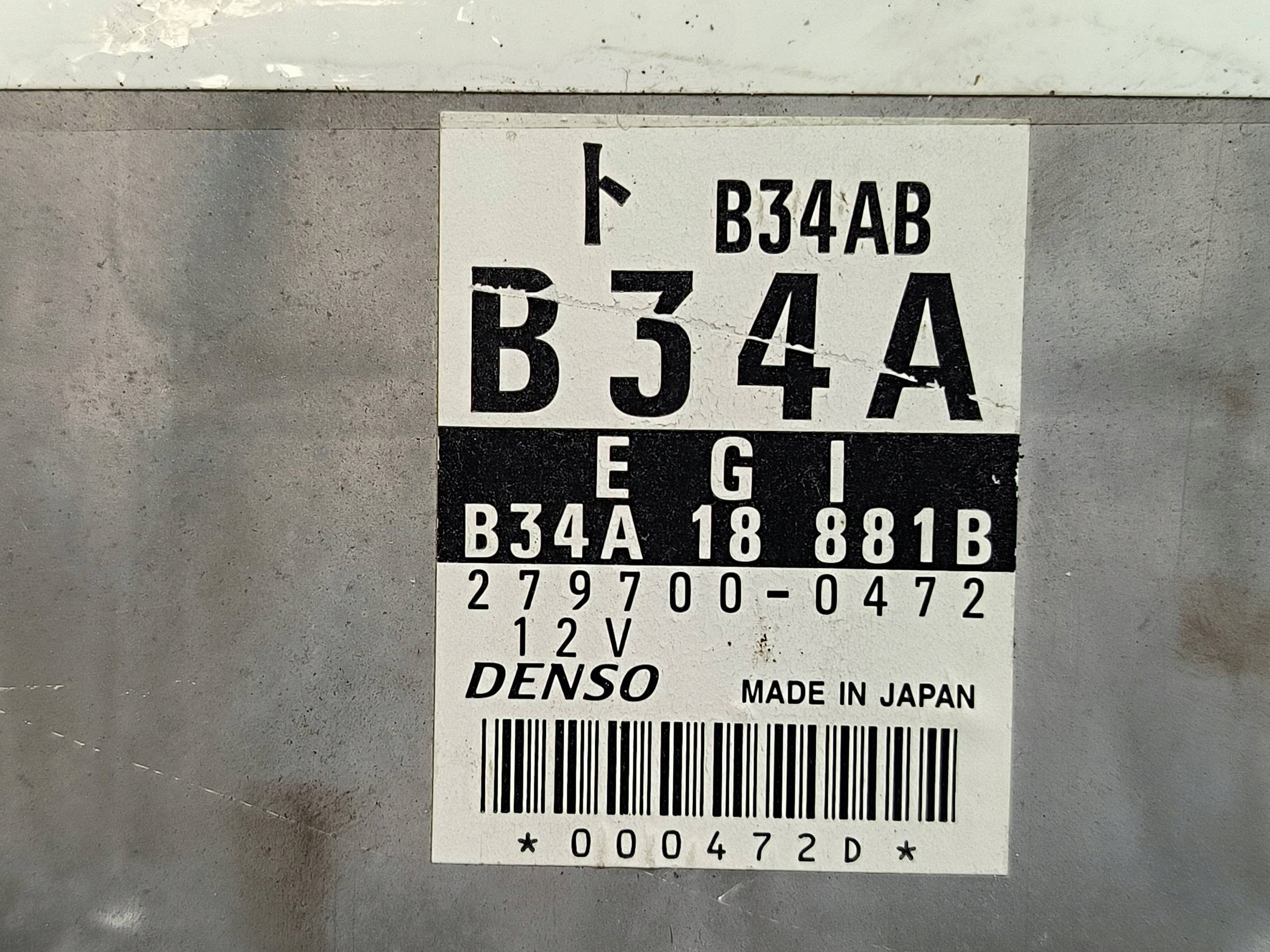 computer 279700-0472 1.3 16V MAZDA DEMIO e