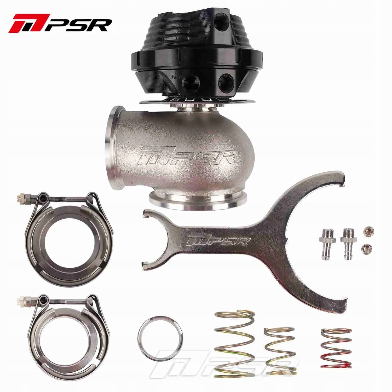 Pulsar Psr New Generation Wastegate 45 mm V-Band External Wastegate Black