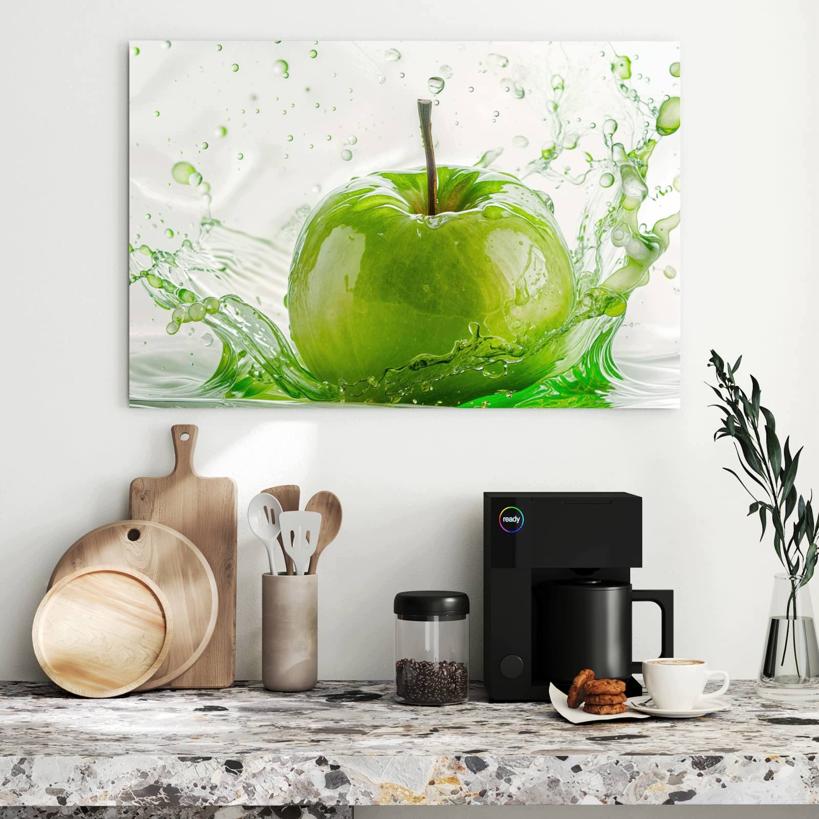 Magnetická tabule Jablko Cákance 90 × 60 cm