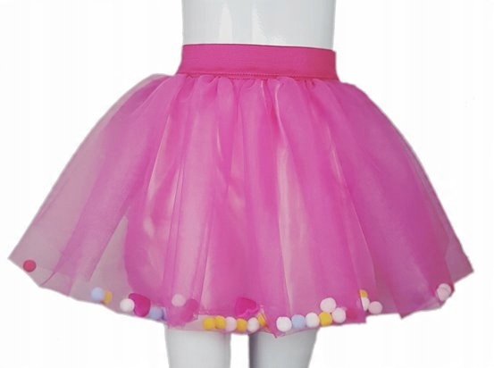 

spódnica tiulowa tutu na gumce R.104-146 dł.36cm
