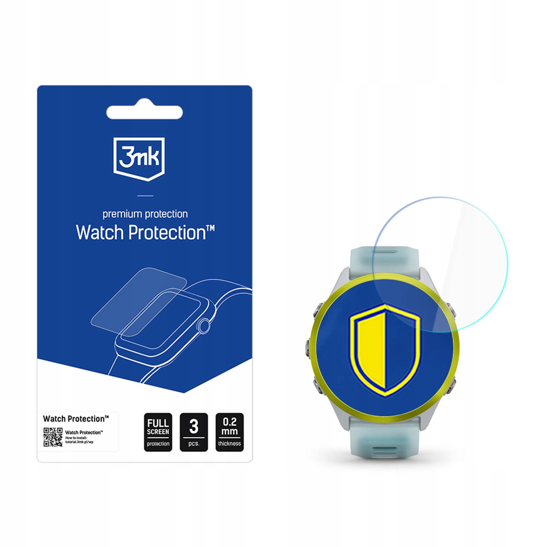 Folia ochronna na ekran smartwatcha 3mk Watch Protection Arc na Garmin 570