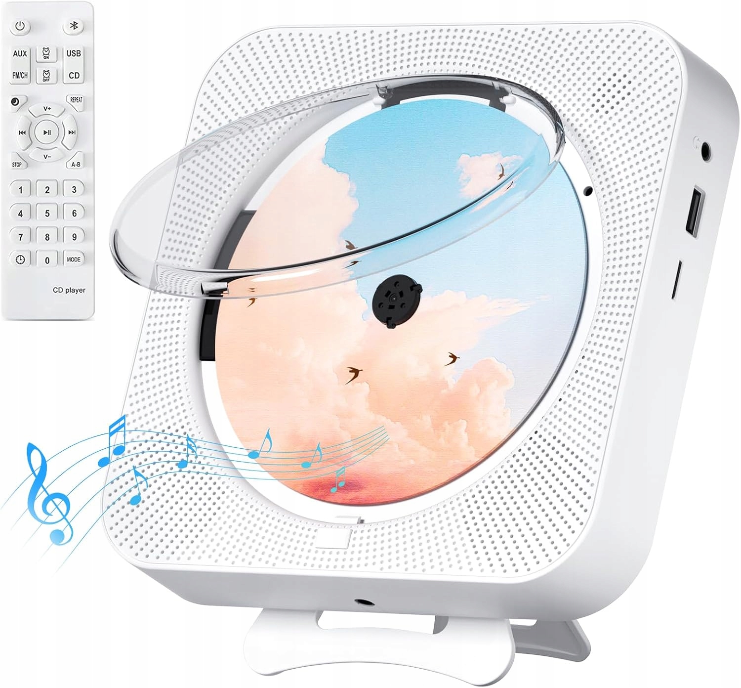 Bluetooth Reproduktor S Fm Rádiem A CD Přehrávačem 2V1, Nástěnný A Stolní