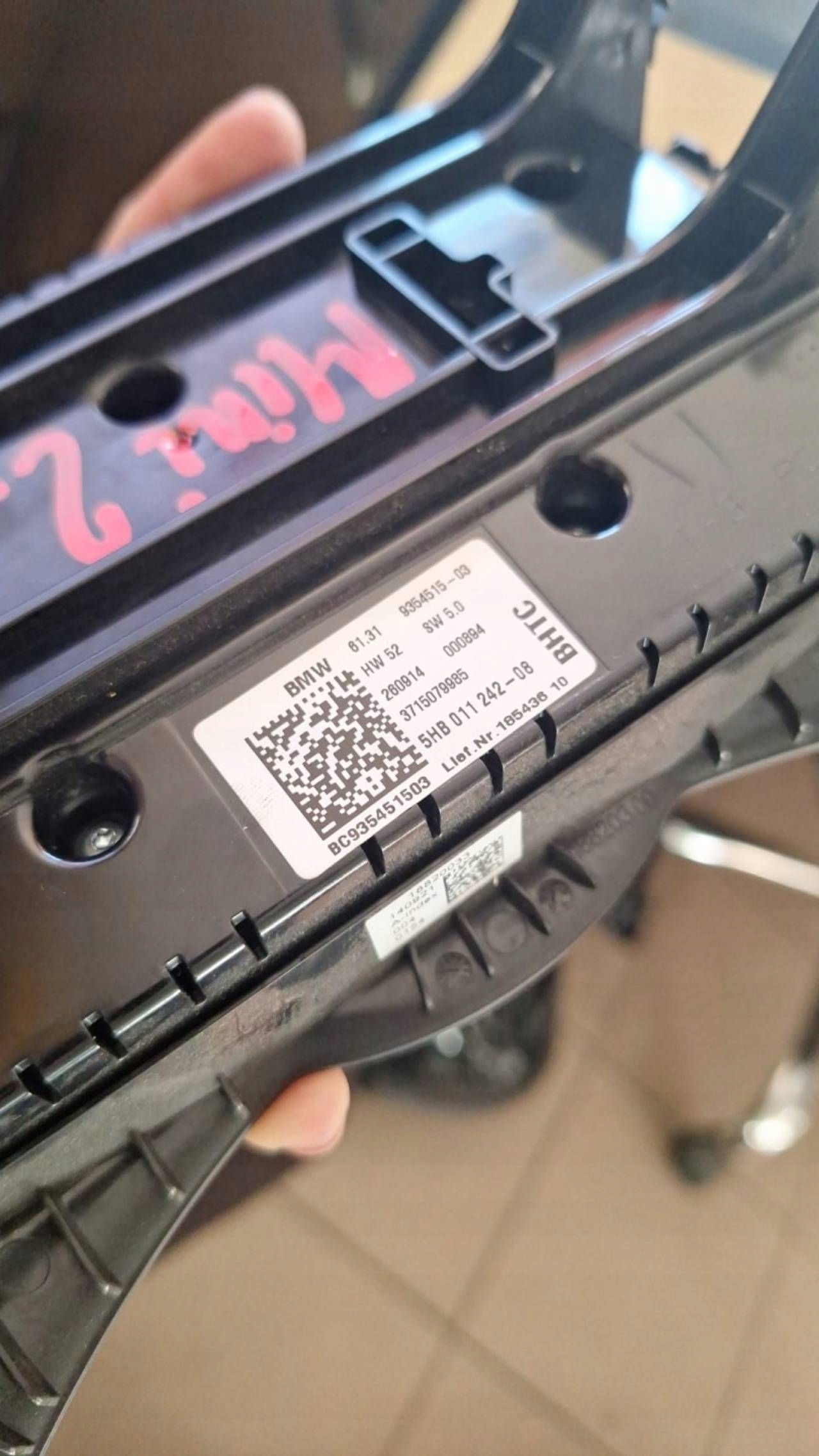 PANEL Bedienteil klimaanlage BMW MINI COOPER F56 9354515