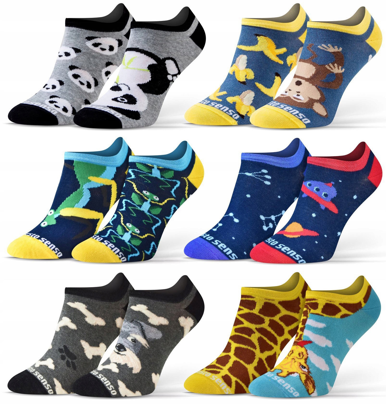 

Kolorowe stopki Nie Do Pary śmieszne 39-42