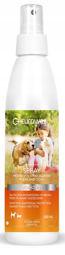 

Eurowet wspomagający pchły/ kleszcze spray 200 ml