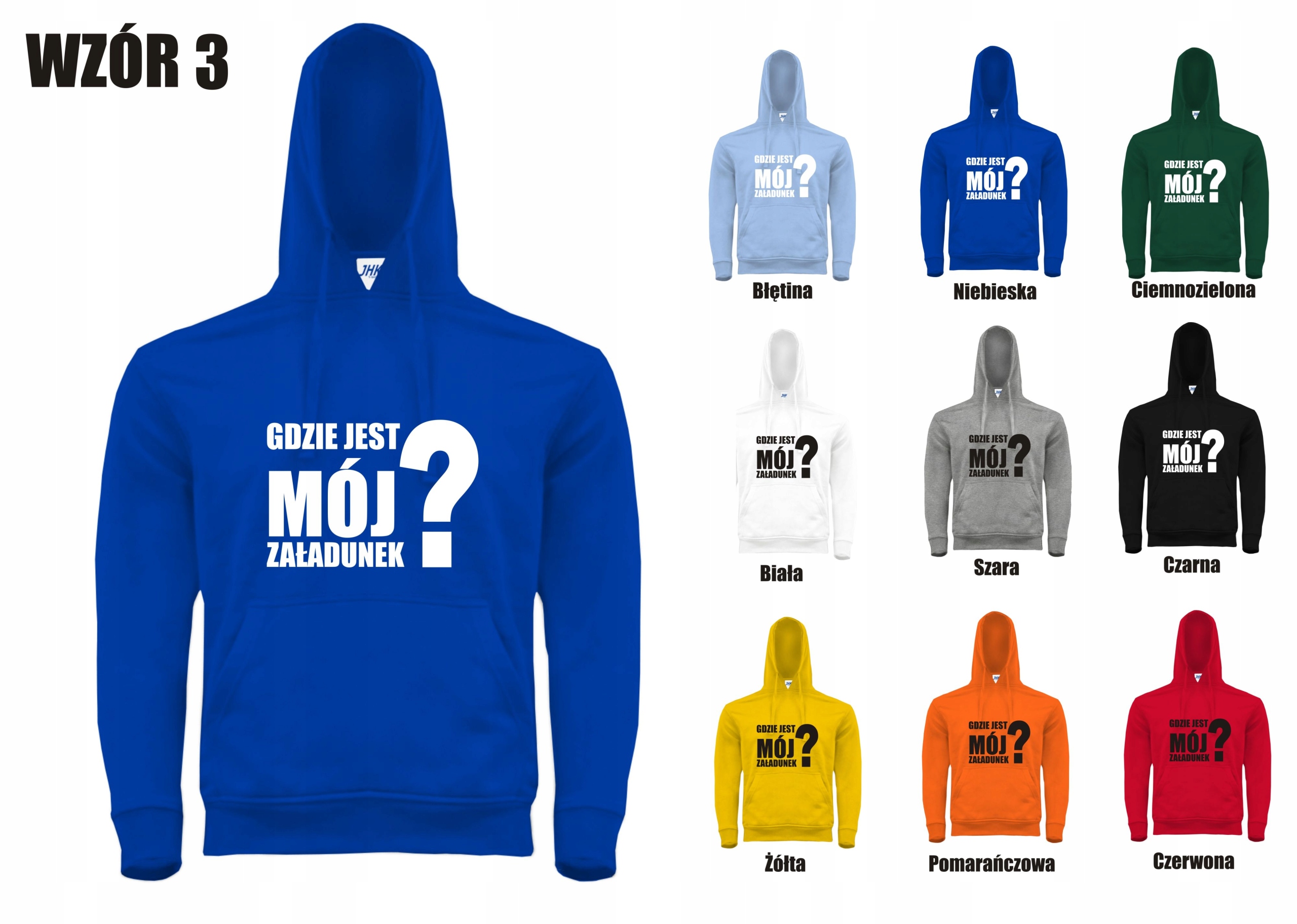 GRUBA BLUZA Z KAPTUREM TWÓJ NADRUK TRUCK TIR SCANIA VOLVO MAN IVECO POLISH Waga produktu z opakowaniem jednostkowym 0.2 kg