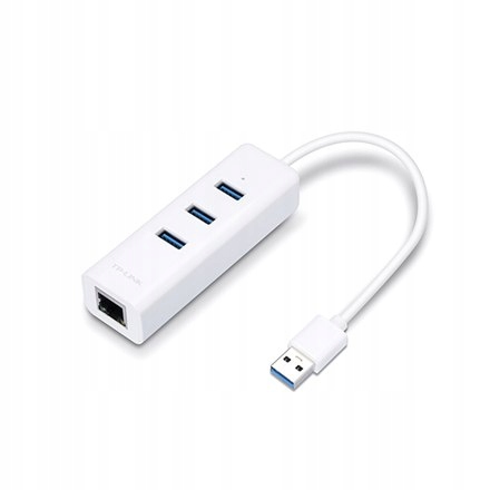Tp-link 3-portový rozbočovač Usb 3.0 a karta Gigabit Ethernet 2 v 1 ada