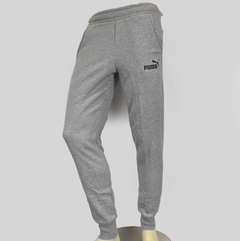 Pánské teplákové kalhoty Puma Ess Logo Tr šedé 58