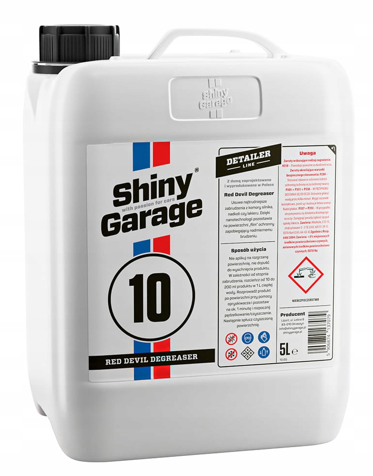 SHINY GARAGE - RED DEVIL DEGREASER - PŁYN APC - 5L