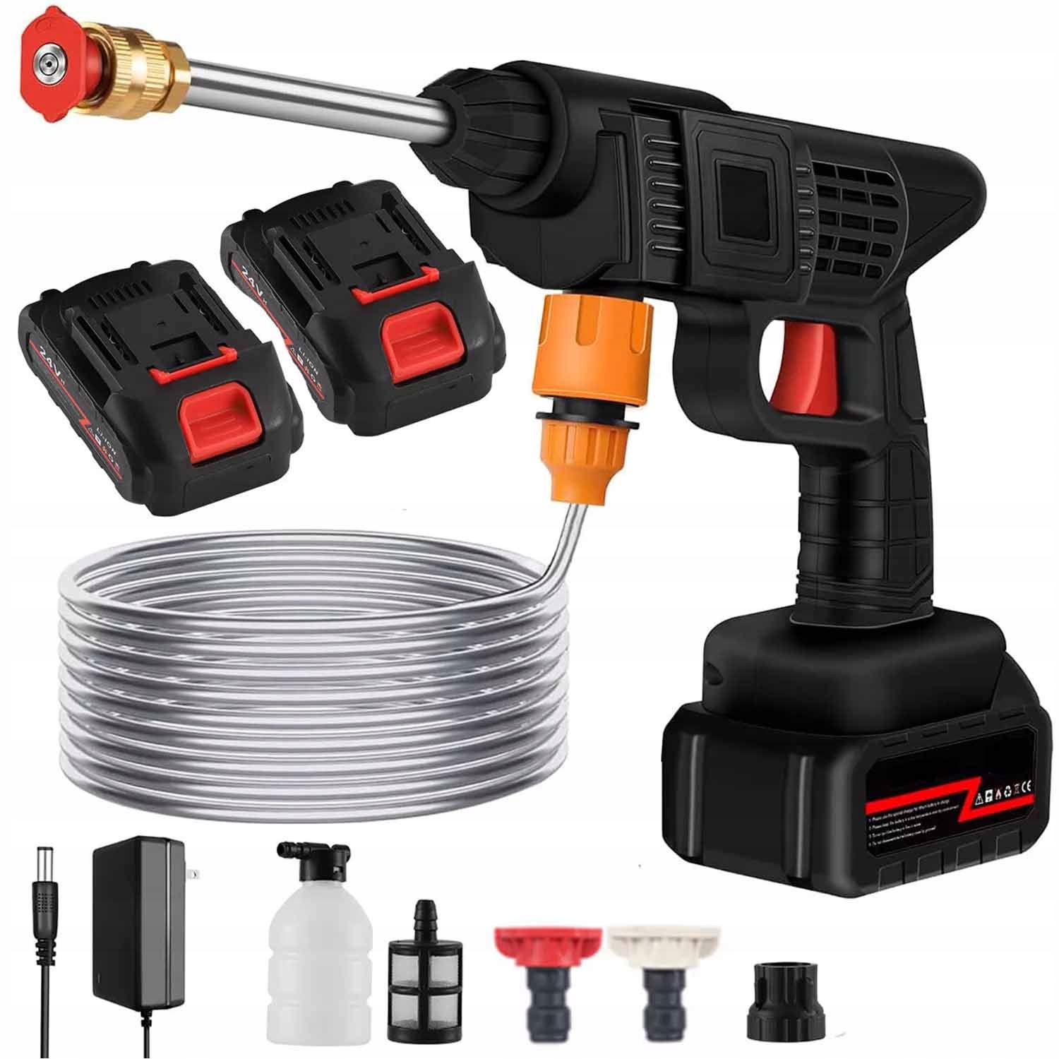 Akumulátorová tlaková myčka 30B, 2x3AH 24V, samonasávací