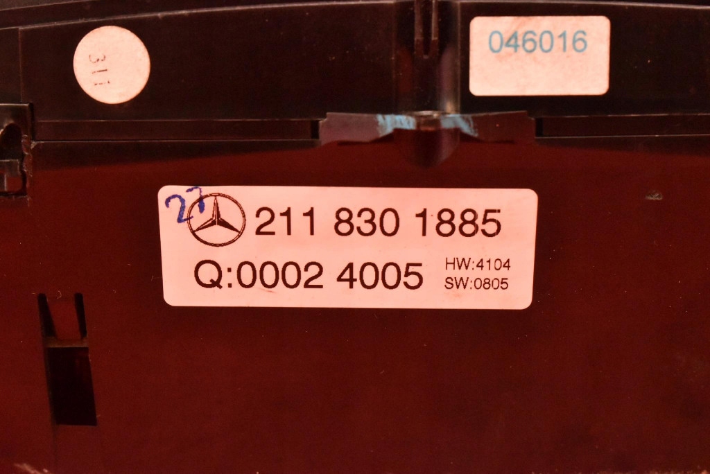control panel air conditioning devices KLIMY 2118301885 MERCEDES E-KLASA W211 02-06