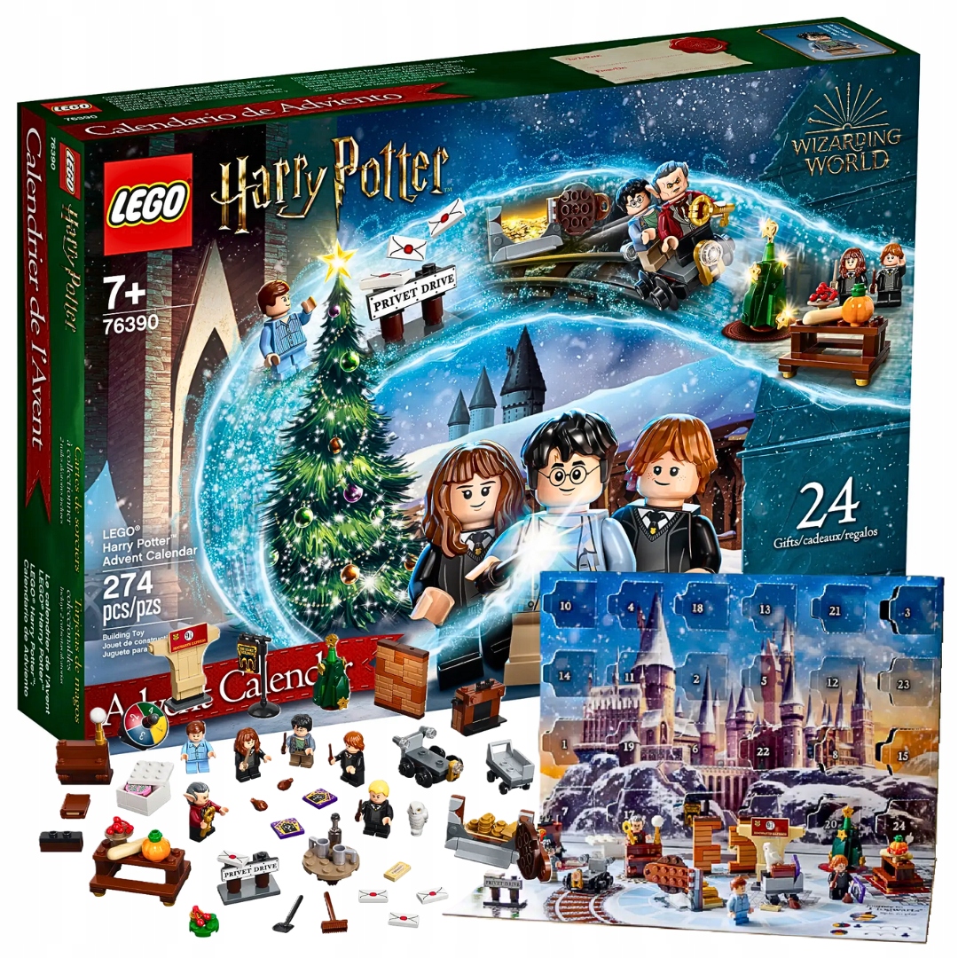 Lego Harry Potter Kalendarz Adwentowy 2024 Rok Zabawki Klocki