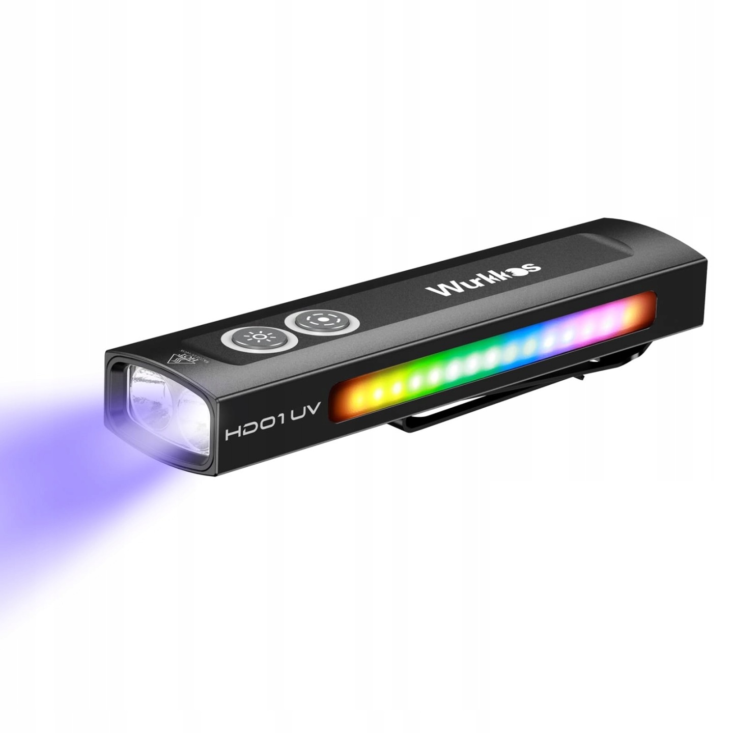 Wurkkos HD01 Uv Latarka Led 1200lm Rgb Magnes Akumulator