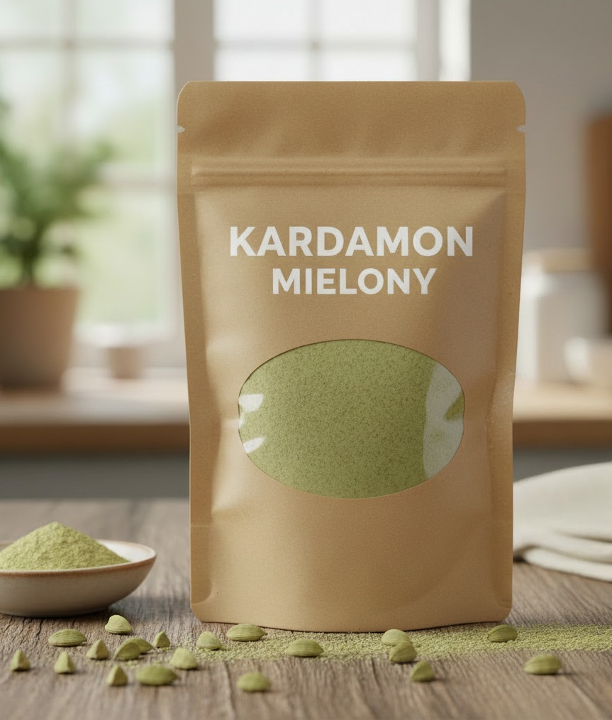 Mletý Kardamom 500 g, aromatická přírodní koření bez přísad