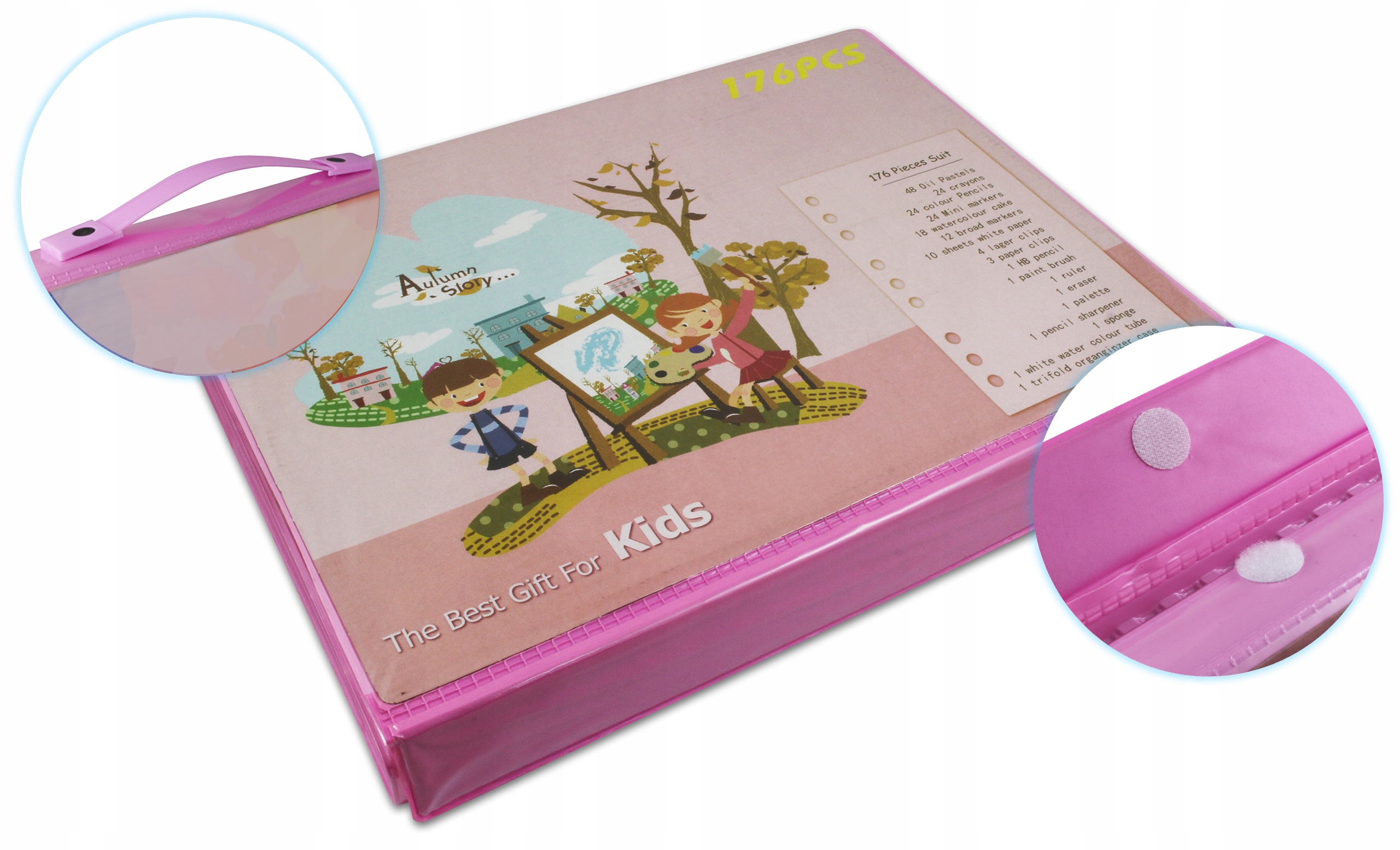 ZESTAW ARTYSTYCZNY DO MALOWANIA W WALIZCE 208 el. Stan opakowania oryginalne