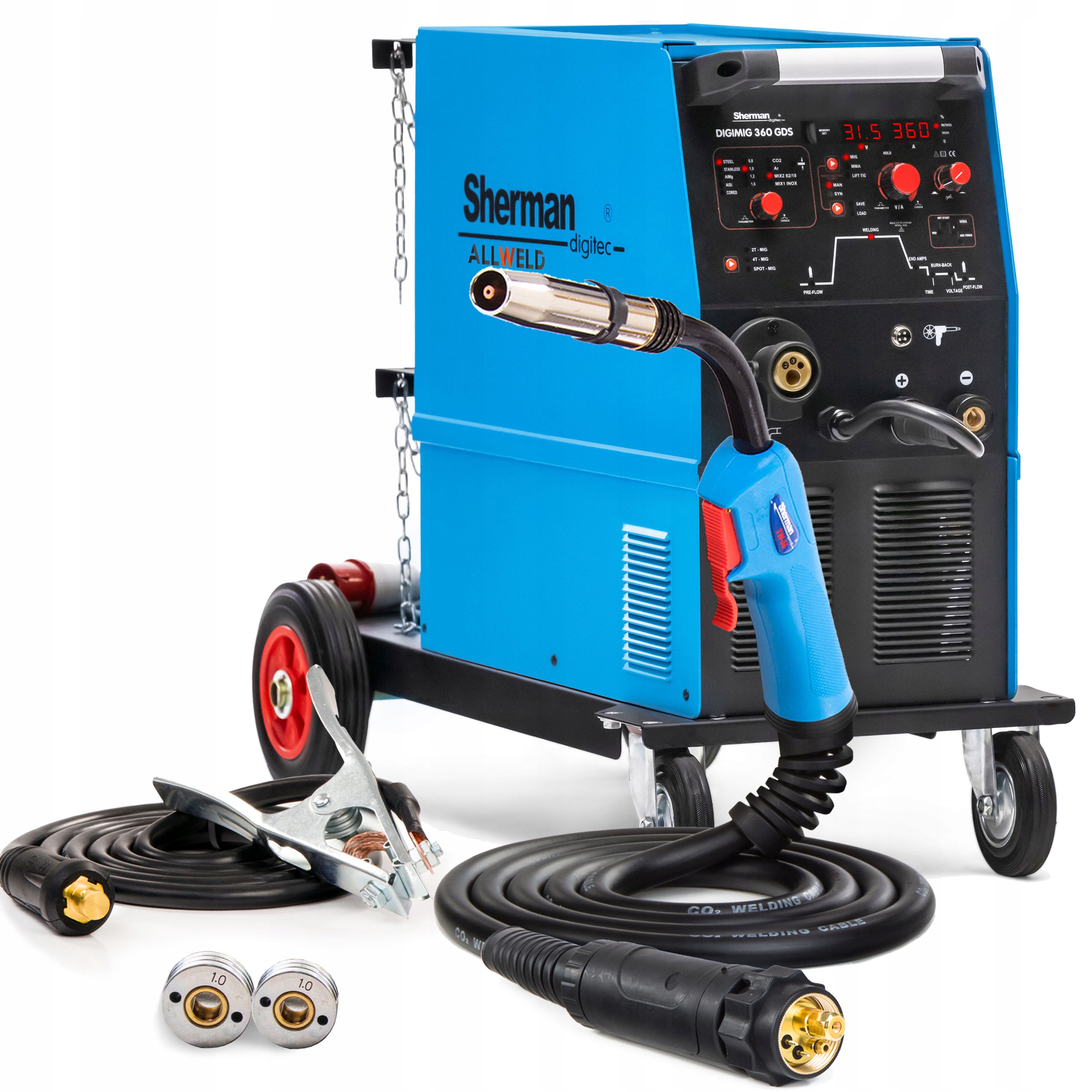 

Spawarka Migomat Mig Mag Mma Sherman 360 Synergia