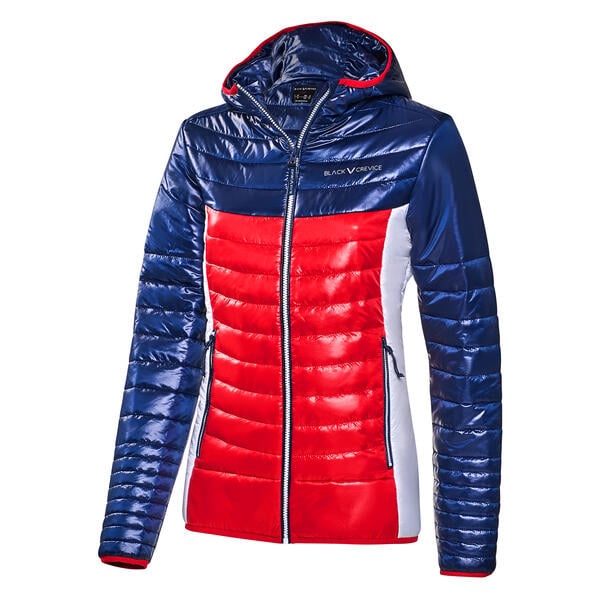 Black Crewice Prošívaná Bunda Do Pasu S Kapucí 38 6FA