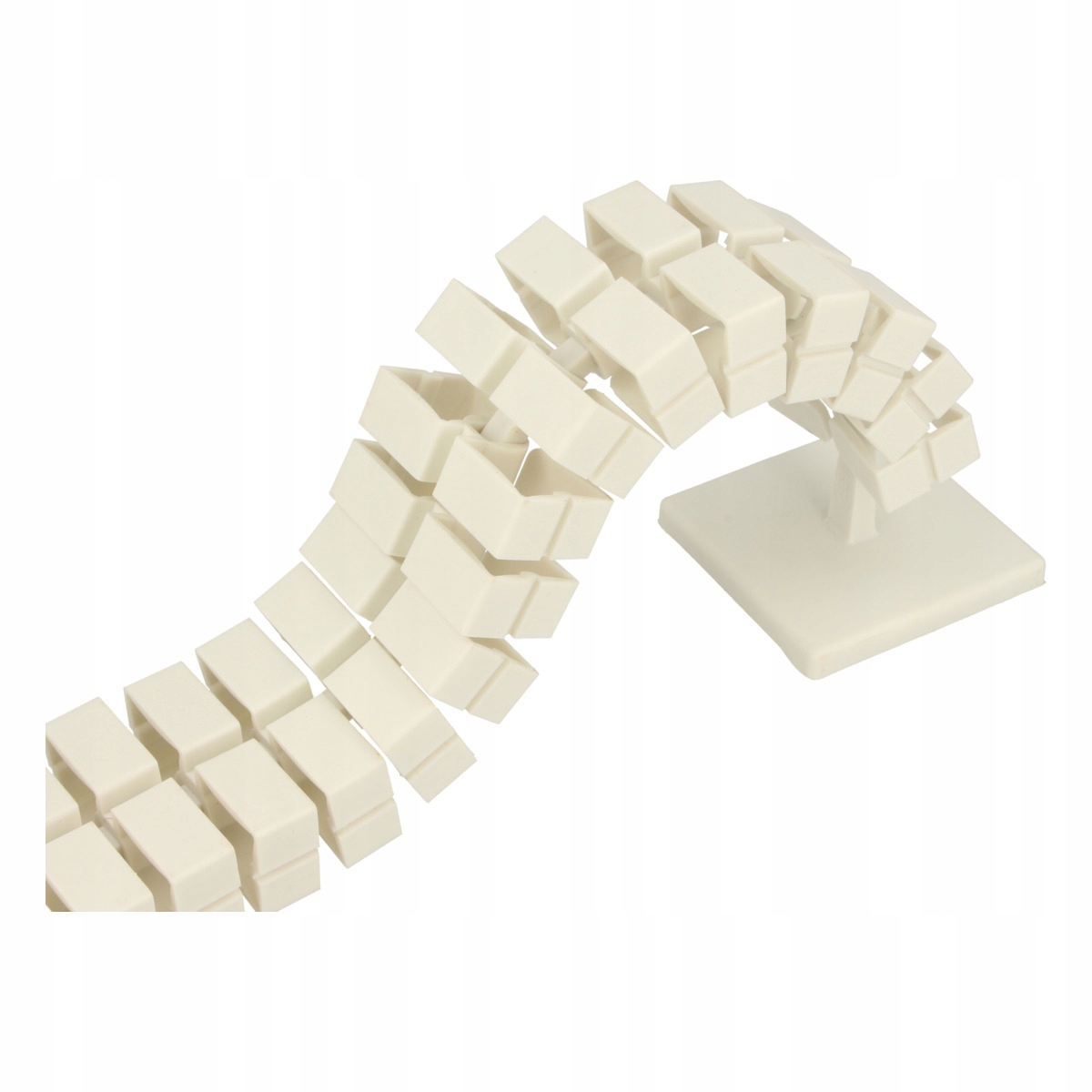 Maskownica kręgosłup pionowy organizer kabli osłona L-1300 biały Kod producenta 012.001.029-7