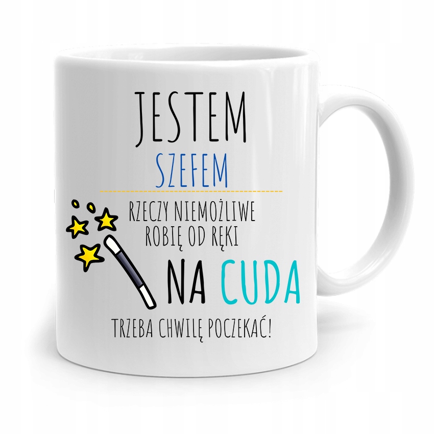 

Kubek Dla Szefa Na Cuda Trzeba Poczekać