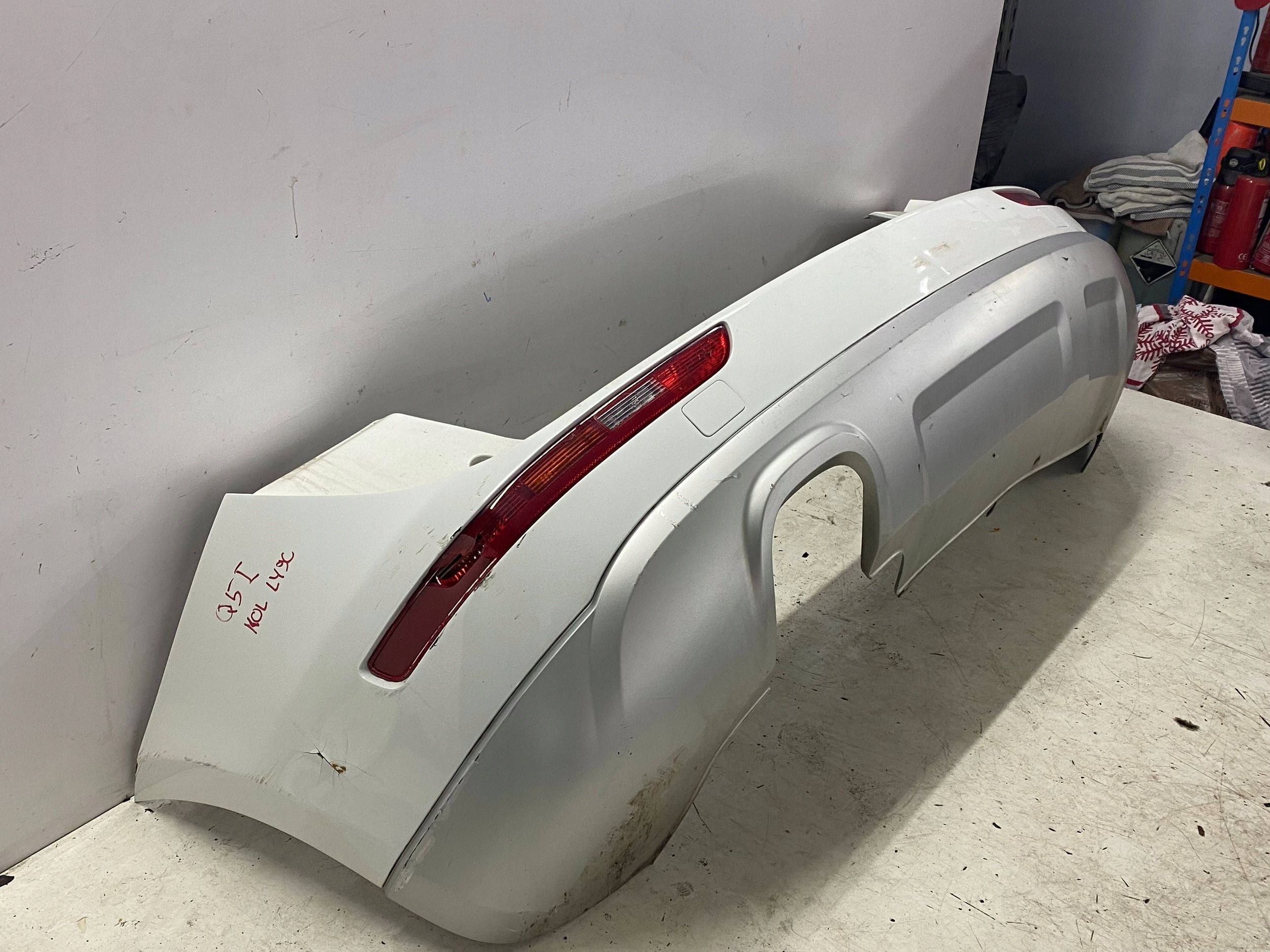 bumper rear part rear AUDI Q5 8R before lift colour LY9C
