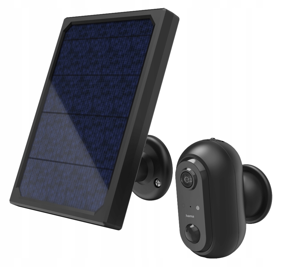 Smart Home Hama Kamera Zewnętrzna Czujnik Ruchu Noktowizor Wifi Aku. Solar