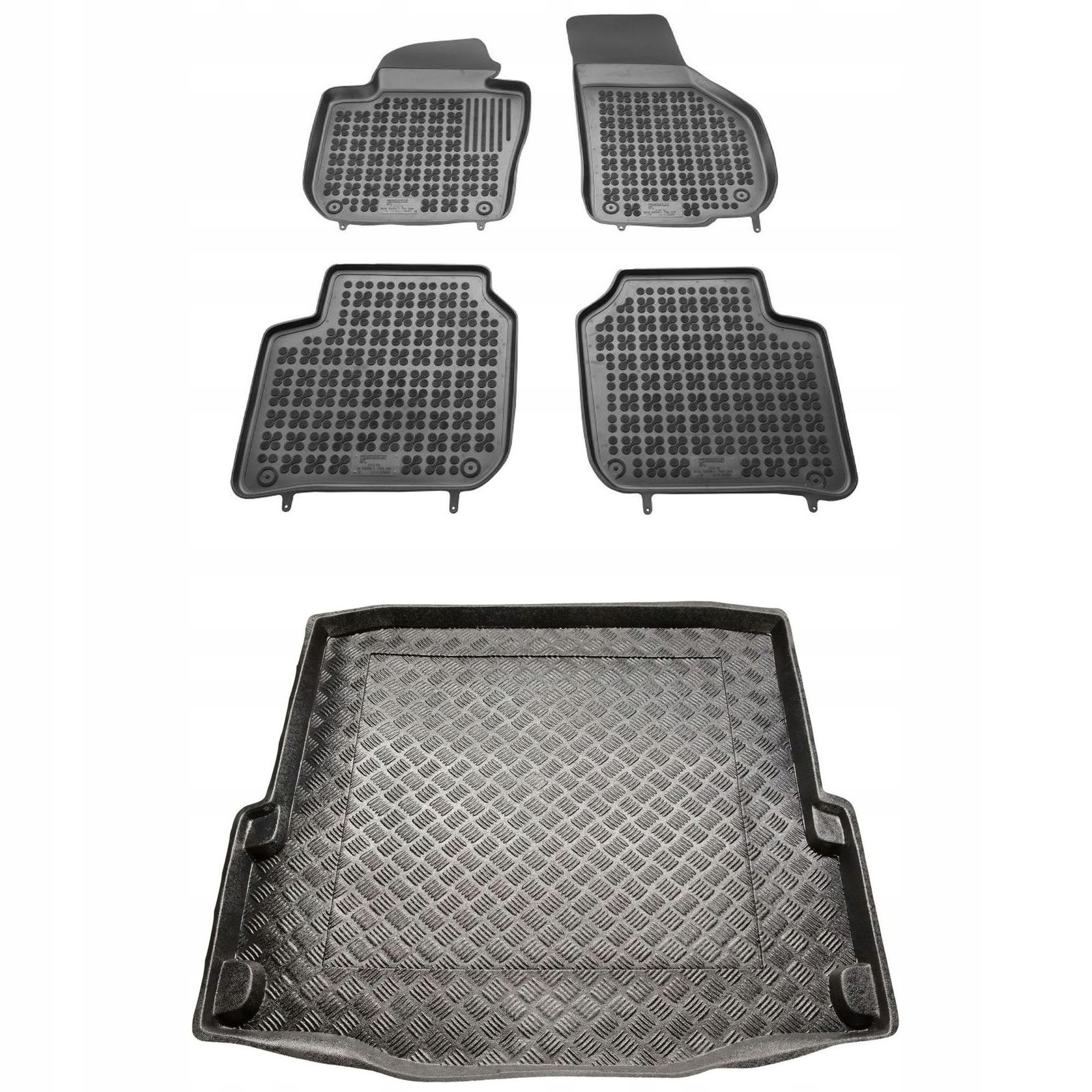 Sada koberčekov a protišmykovej podložky Škoda Superb II 2008-2015