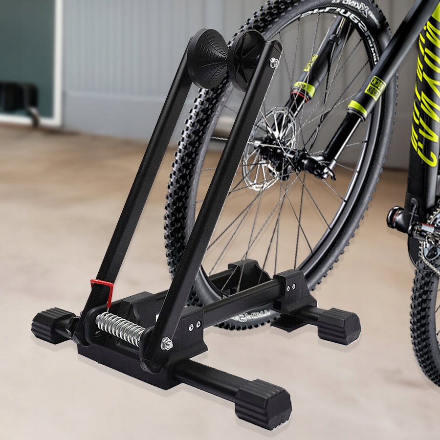 STOJAK ROWEROWY PARKING NA ROWER DO ROWERU UCHWYT UNIWERSALNY SKŁADANY 30kg Wysokość 43 cm