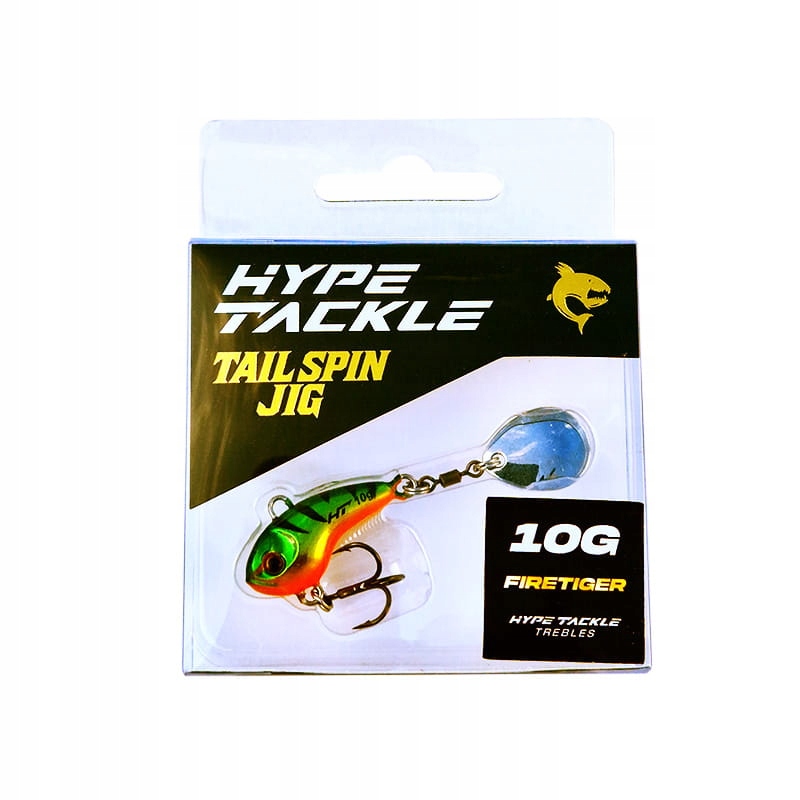 Hype Tackle Wirujący Ogonek Tail Spin Jig Firetiger 10g 1szt