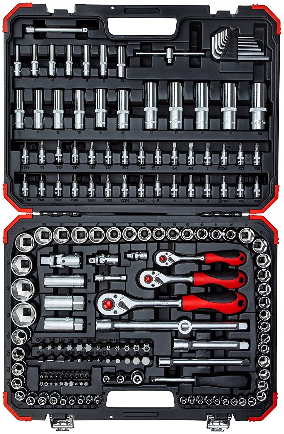 Sada Nástrčných Kľúčov 1/2" 3/8" 1/4" 172-DIELNA Gedore R45603172