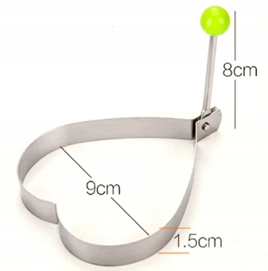 FORMA FOREMKA DO JAJEK SADZONYCH STALOWA jajka Rodzaj serce