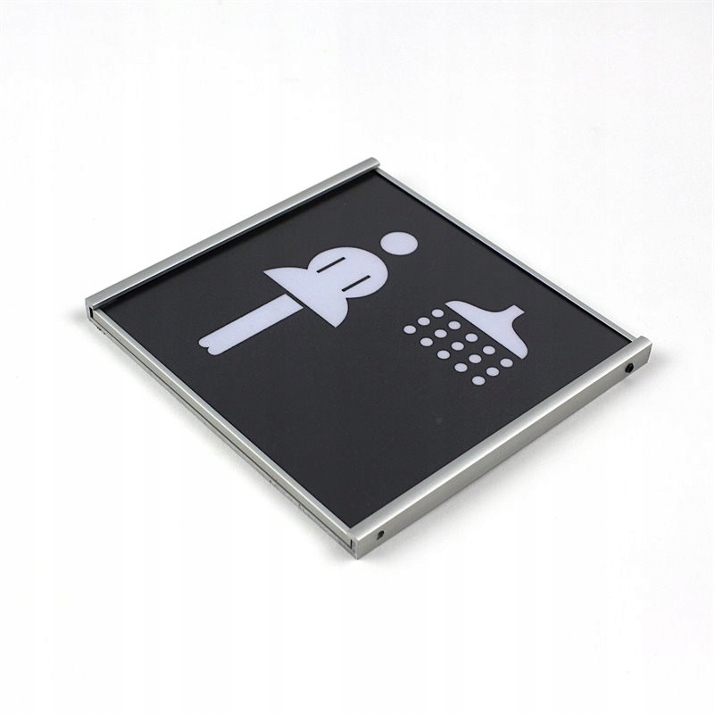 RHYTHM tabliczka informacyjna piktogram toaleta WC 115x108mm Kod producenta R-RHYT2-XX-003