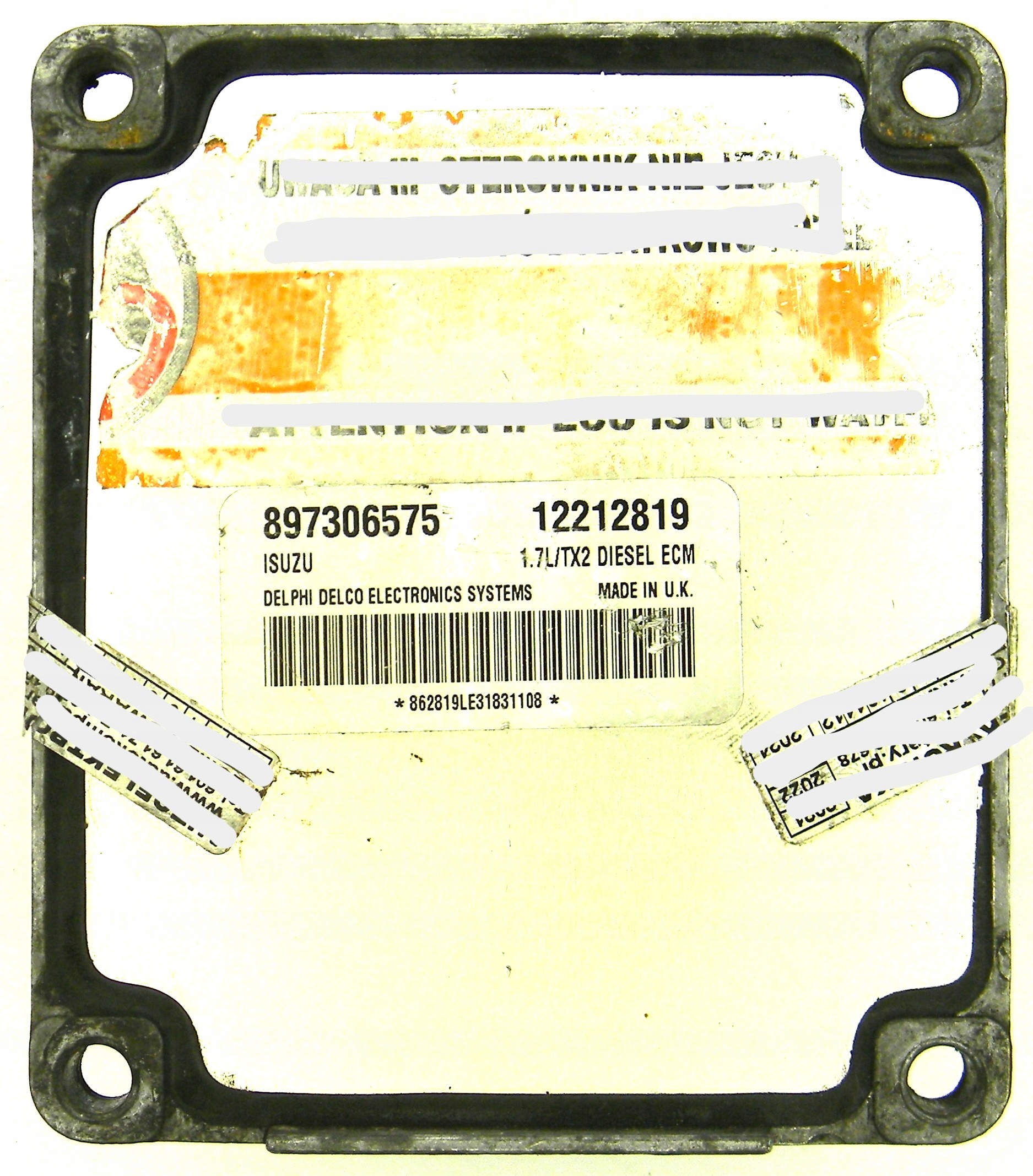 OPEL 1.7 DTI STEROWNIKI 8971891360 897306575