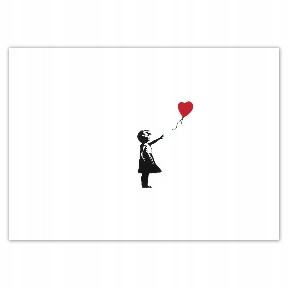 

Naklejki 70x50 Dziewczyna Balonik Banksy