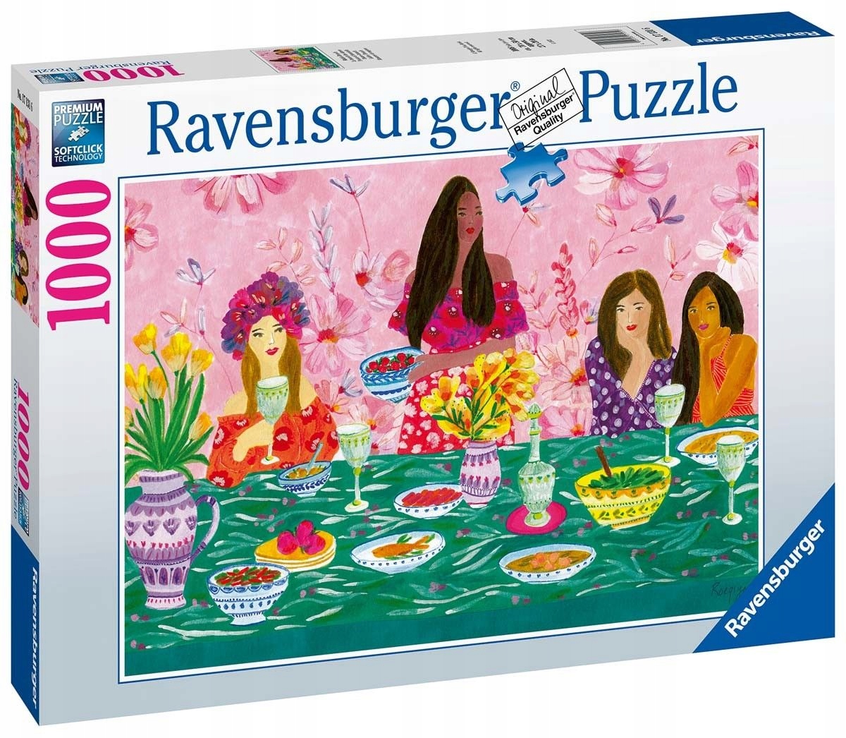Ravensburger Dziewczyńske Kobiece Śniadanie Puzzle 2D 1000 elementów 17131