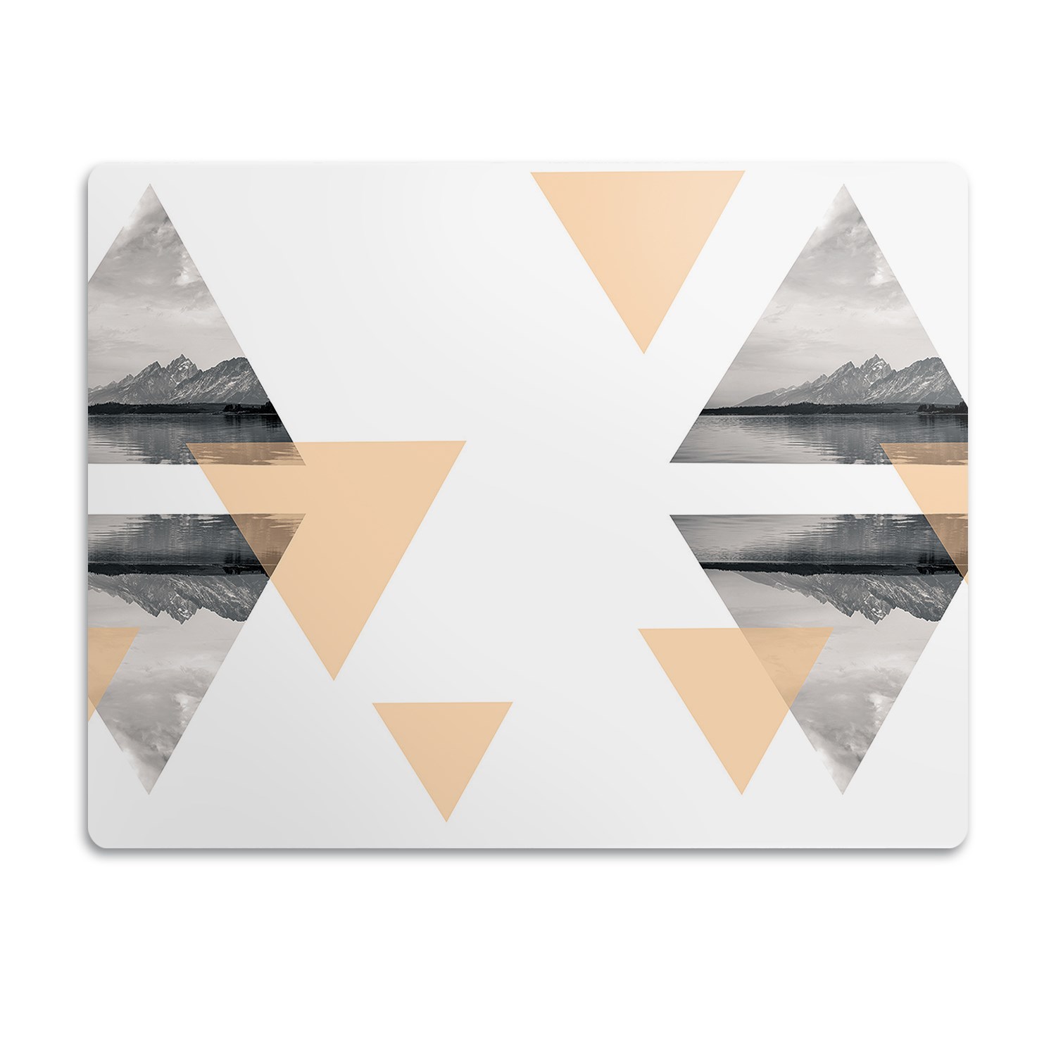 Levně Podložka pod misku pro psa Krajina v trojúhelníku 60x40