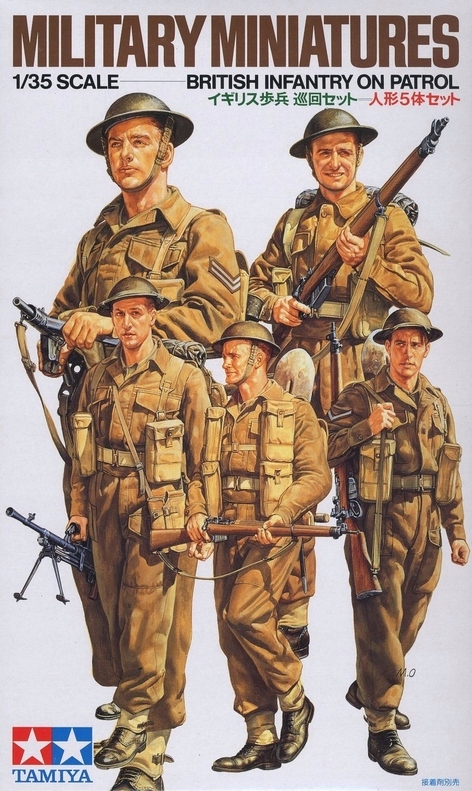 1:35 Figurki British Infantry patrol Tamiya 35223